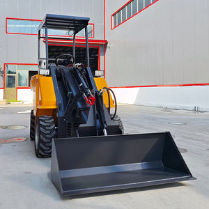 Spedizione gratuita Mini caricatore telescopico ruote del carrello elevatore caricatore con sistema idraulico motore Kubota con attacco - Product Image 5