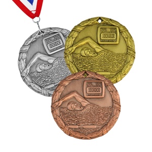 Médaille de karaté, jeu de marathon, musculation, pickleball, joueur de Muay animé, entraîneurs, rubans thaïlandais, logo, amusant, métal, tennis - Product Image 1