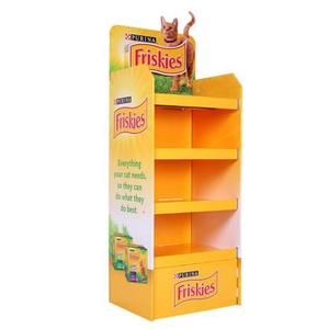 Expositor de Punto de Venta Portátil con Impresión Personalizada, Expositor de Suelo de Cartón Ecológico para Comercio Minorista, Expositor de Caramelos POP Reciclable para Tiendas - Product Image 2