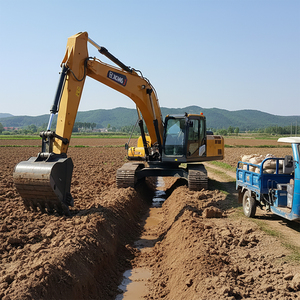 Excavadora hidráulica de cadenas usada XE215G de 21 toneladas, casi nueva, para movimiento de tierras. - Product Image 3