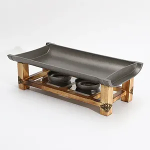 Plat à rôtir multifonctionnel en aluminium antiadhésif pour la cuisine à domicile et l'utilisation sur cuisinière à gaz - Product Image 1