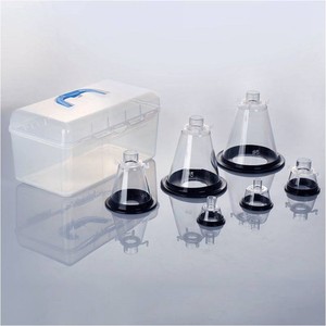 Venta al por mayor de máscaras de anestesia de animales de PVC para múltiples especies, Compatible con los sistemas de oxígeno Apet - Product Image 1