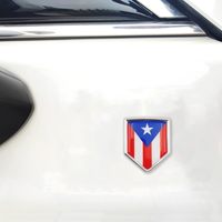 Autocollants de voiture en métal personnalisés avec drapeau, emblèmes de drapeau en plastique ABS pour carrosserie, pare-chocs, capot 3D
