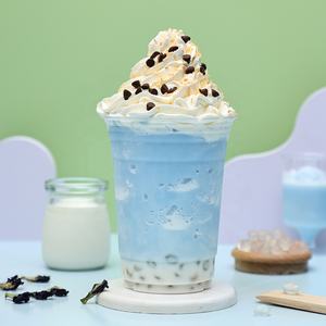 Bebidas de Smoothie de Flor de Cerezo, Polvo de Flor de Cerezo, Ingredientes para Té de Burbujas, Jarabe de Fructosa, <span class=keywords><strong>Boba</strong></span> de Cristal, Té Verde - Product Image 2