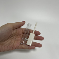 Conteneur vide carré noir de 2,5 ml pour rouge à lèvres liquide, design personnalisé Sun-pack