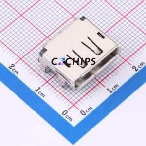 HC-DP-20PWT-131A DisplayPort (DP) Connector SMD Connector Full Size DisplayPort Female Horizontal Mount 1 - Product Image 1