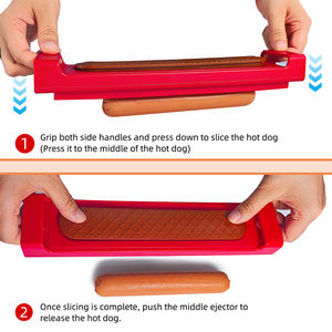 เครื่องตัดไส้กรอกสแตนเลสสำหรับเตาปิ้งย่างกลางแจ้ง สำหรับเตาบาร์บีคิวหรือเตารมควัน อุปกรณ์เสริมสำหรับย่างไส้กรอก - Product Image 3
