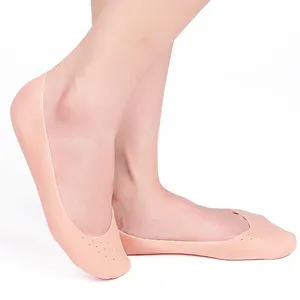 Calcetín de Gel de Silicona para Pies, Protector, Alivio del Dolor, Prevención de Grietas, Hidratante, Eliminación de Piel Muerta, Calcetín con Orificio, Herramienta para el Cuidado de los Pies - Product Image 1