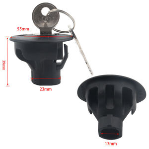 Bouchon de réservoir de carburant verrouillable Ford 8U5Z9C268B en plastique noir avec clé métallique pour accessoires de camion - Product Image 4