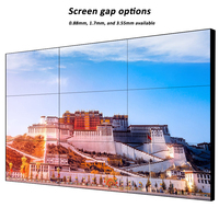 ITK 2x2 3x3 4x4 Lecteur de publicité à écran multi-épissage Affichage numérique 4k Mur vidéo LCD sans couture avec contrôleur de mur vidéo