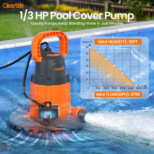 Bomba de Piscina Cleartide de 1/3 HP, Bomba de Agua Automática para Piscinas Enterradas/Superficiales, Fabricante de Bombas para Estanques de Sótano - Product Image 2