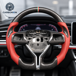 Volante Deportivo LED de Fibra de Carbono Personalizado, 3 Radios, Agarre de 40 mm para Maserati Ghibli Levante Granturismo Quattroporte 2014-2018 - Product Image 4