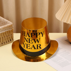 Thiết kế mới Mũ năm mới chúc mừng năm mới trang trí 2025 năm mới mũ tiệc đêm giao thừa Cung cấp 2025 bán buôn - Product Image 3