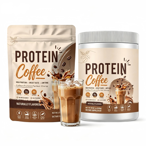 Private Label Mushroom <strong>Coffee</strong> with Protein &amp; Creatine <strong>Low</strong> <strong>Acidity</strong> Instant <strong>Coffee</strong> with Chocolate Notes, Lions Mane - Product Image 1