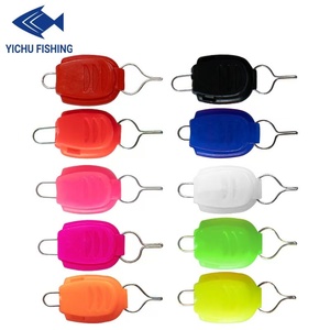 Support de ligne de pêche en gros, 10 couleurs, avec clip de fixation et bloque-ligne pour moulinet d'appât - Product Image 1