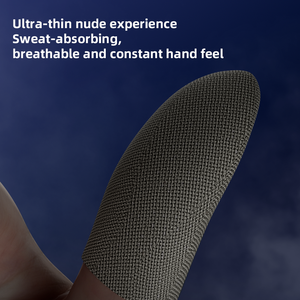 मूल कारखाने थोक नए उन्नत चांदी कपड़े 2.0 उंगलियों के लिए उंगलियों की पट्टी गेमिंग फिंगर कवर - Product Image 4