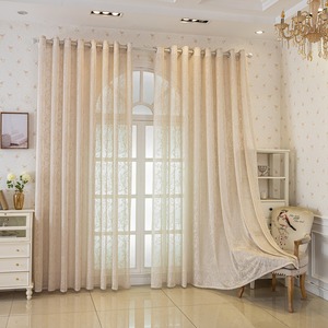 Rideaux Transparents Jacquard Blancs à Motifs de Branches, Design Européen Moderne, Rideaux Décoratifs pour Salon - Product Image 4