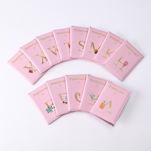 Porte-<span class=keywords><strong>passeport</strong></span> en cuir Pu multicolore résistant à l'eau pour porte-cartes de voyage porte-<span class=keywords><strong>passeport</strong></span> mince couverture pour dame et gentleman - Product Image 2
