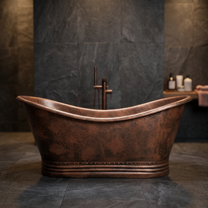 Bañera de Cobre Estilo Europeo, Irregular, sin Tapa, para el Hogar - I H C - Product Image 1
