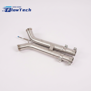 ท่อไอเสียกลางสำหรับรถ Porsche Panamera 971 4S 2.9T V6 Twin Turbo ผลิตจากสแตนเลส 304 แบบยึดติดโดยตรง - Product Image 3