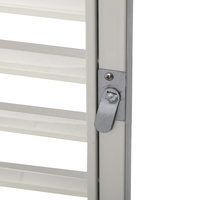 Climatiseur extérieur en bois en aluminium granuleux Couvertures de protection AC Couvre-AC extérieur décoratif