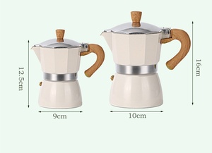 <span class=keywords><strong>Cafetera</strong></span> gris <span class=keywords><strong>italiana</strong></span> de grado alimenticio, <span class=keywords><strong>cafetera</strong></span> Moka, <span class=keywords><strong>cafetera</strong></span> Moka, <span class=keywords><strong>cafetera</strong></span> espresso personalizada portátil de aluminio - Product Image 2