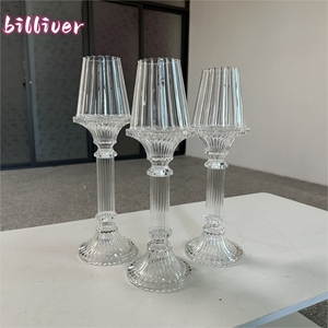 Fabricant de produits de décoration pour événements de mariage en gros et au détail, vases en verre transparent lisses à double face de <span class=keywords><strong>80</strong></span> <span class=keywords><strong>cm</strong></span> de haut - Product Image 6