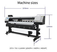 Imprimante jet d'encre UV grand format dernière génération pour films souples, cuir, papier, toile, bannières et autocollants de transfert