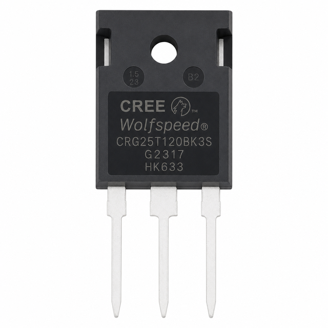 CRG25T120BK3S SiC MOSFET 1200V 25A High-Efficiency Switching for Solar Inverters EV Charging Industrial Drives TO-247