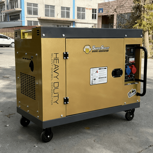 Générateur diesel insonorisé super silencieux 15 kW, type portable, bobinage tout cuivre, 50 Hz/60 Hz, monophasé/triphasé, conception à faible bruit, ATS - Product Image 1