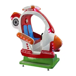 Coin Operated Airplane Kiddie Ride Game Machine Attractive Kids Swing Game Machine