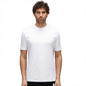 Camiseta de manga corta con cuello redondo para hombre, unisex, de marca de moda, exclusiva transfronteriza, estilo vintage, ajustada, transpirable, mezcla de algodón, con letras - Product Image 2