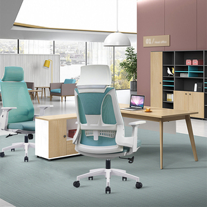 New thiết kế hiện đại nhà máy đồ nội thất Ergonomic Ghế xoay lưới điều hành máy tính Ghế văn phòng - Product Image 5