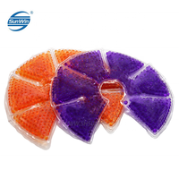 Compresse Réutilisable Chaude/Froide pour Soin des Seins, Coussinets Lavables en Gel pour Allaitement, Soulagement de la Douleur et Refroidissement Post-Accouchement, Pack de Glace pour Soin des Seins pour Jeunes Mamans