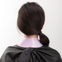 Protège-nuque en silicone imperméable pour coupe de cheveux – Cape de coiffeur professionnelle