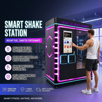 Distributeur automatique intelligent de boissons protéinées, distributeur de poudre protéinée en libre-service avec Wifi 4G