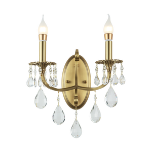 Lámpara de Pared de Cobre Estilo Retro Francés, Lámpara de Pared de Lujo con Cristal K9 para Sala de Estar, Dormitorio, Estudio, Pasillo, Lámpara de Latón para Espejo - Product Image 3