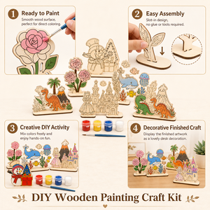 Kit <span class=keywords><strong>de</strong></span> bricolage en bois pour Noël en gros, ensemble d'ornements en bois à faire soi-même, ensemble <span class=keywords><strong>de</strong></span> peinture en bois à faire soi-même, ensemble d'activités créatives <span class=keywords><strong>de</strong></span> peinture, jouets <span class=keywords><strong>de</strong></span> <span class=keywords><strong>dessin</strong></span> - Product Image 4