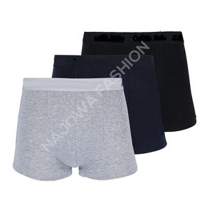 Calzoncillos bóxer personalizados para hombre, Spandex, algodón, transpirable, de secado rápido, clásico, bordado impreso, servicio OEM, lavable a máquina - Product Image 1