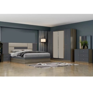 Ensemble de meubles de chambre à coucher modernes en gros pour la maison, lit simple, double ou king size avec rangement UL-LR0006, coiffeuse UL-LR0006 - Product Image 3