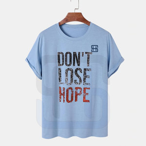 Camiseta de algodón 100% de Color sólido para hombre, ligera con mangas cortas y función de secado rápido, venta en línea, patrón impreso en 3D - Product Image 1