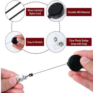 Funda protectora para tarjeta <span class=keywords><strong>de</strong></span> nombre, funda protectora <span class=keywords><strong>de</strong></span> cierre fácil <span class=keywords><strong>de</strong></span> tirar <span class=keywords><strong>de</strong></span> la hebilla del documento <span class=keywords><strong>de</strong></span> tarjeta <span class=keywords><strong>de</strong></span> nombre - Product Image 3