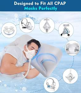 Bantal Penyangga Leher Busa Memori Kain Bambu untuk Tidur Menyamping Anti Tungau Debu Meredakan Nyeri Leher dan Bahu Meningkatkan Kualitas Tidur - Product Image 3