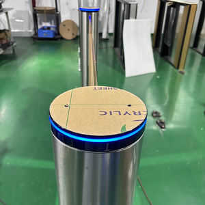 Tourniquet fait sur commande d'OEM ODM dimension systèmes de sécurité portes d'oscillation tourniquets prix lecteur de cartes tourniquets cylindriques - Product Image 5