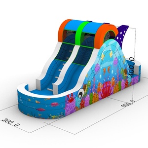 Toboggan gonflable géant d'extérieur pour enfants Château gonflable commercial avec toboggan Maison de saut Videur gonflable pour fête - Product Image 3