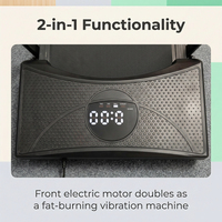 Máquina de Pérdida de Grasa con Vibración y Control Inteligente Plegable, Motor Silencioso, Portátil, para Debajo del Escritorio, Caminadora para Ejercicio en Casa
