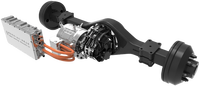 Kit de conversion EV Rawsuns pour essieu électrique 120/250 kW 240/510 Nm READ8350Z pour camion léger 4-5T, essieu électrique EV, VCU, MCU, PMSM