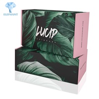 Boîtes personnalisées avec Logo plante verte emballage, grande boîte personnalisée emballage