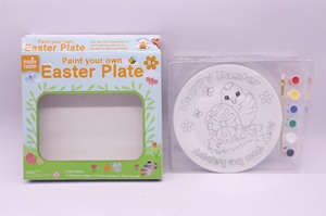 <span class=keywords><strong>Kit</strong></span> de plato de <span class=keywords><strong>porcelana</strong></span> DIY de Pascua de Venta caliente pinta tus propios huevos de gallina de conejito con 6 colores y 1 cepillo <span class=keywords><strong>para</strong></span> decoración del hogar - Product Image 4