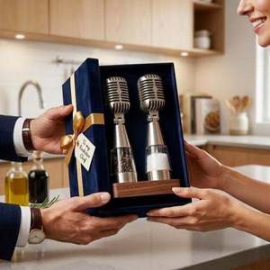 Multi Functional Microphone Seasoning <b>Grinder</b> Stainless Steel Cylinder Kitchen Spice <b>Pepper</b> <b>Grinder</b> Party Use - Product Image 4
